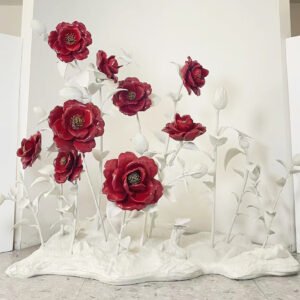 Flower sculpture